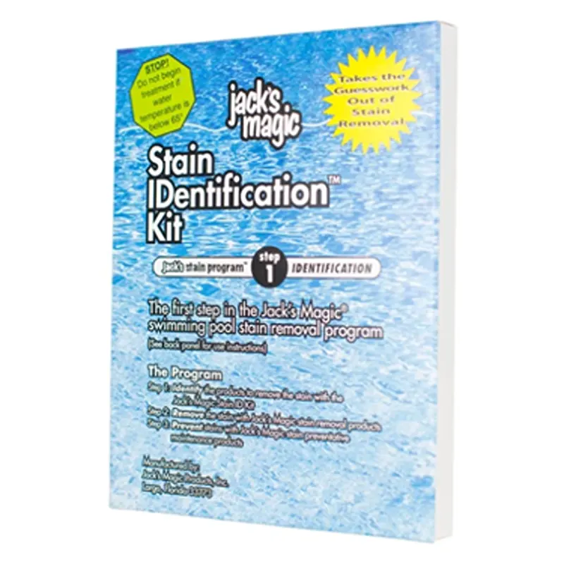 STAIN IDENTIFICATION KIT Olympia Pools & Spas